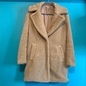 Kenzie button down teddy jacket